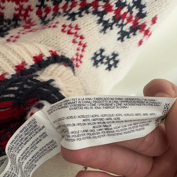 Primark Crewneck Hearts Pullover Long Sleeve Sweater US Women's S - Picture 7 of 8